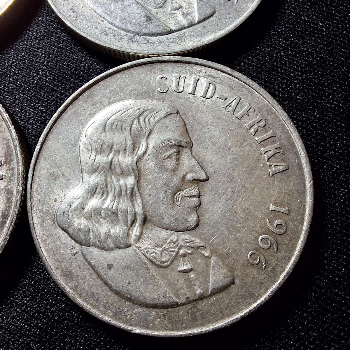 4 x 1966 uncirculated Silver R1 Coins