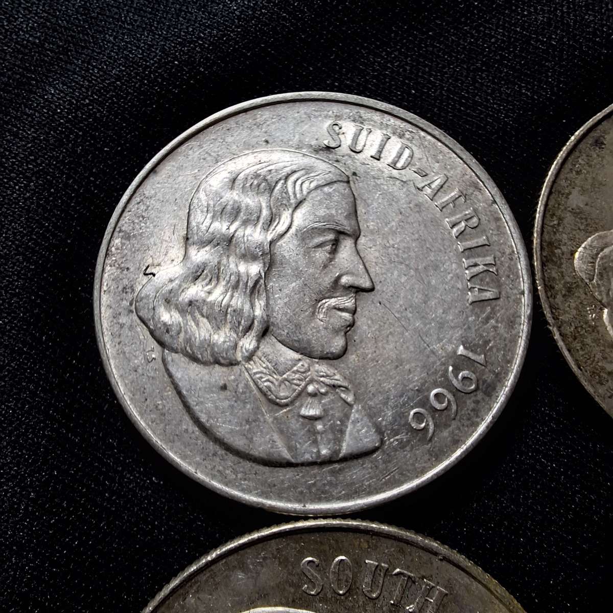 4 x 1966 uncirculated Silver R1 Coins