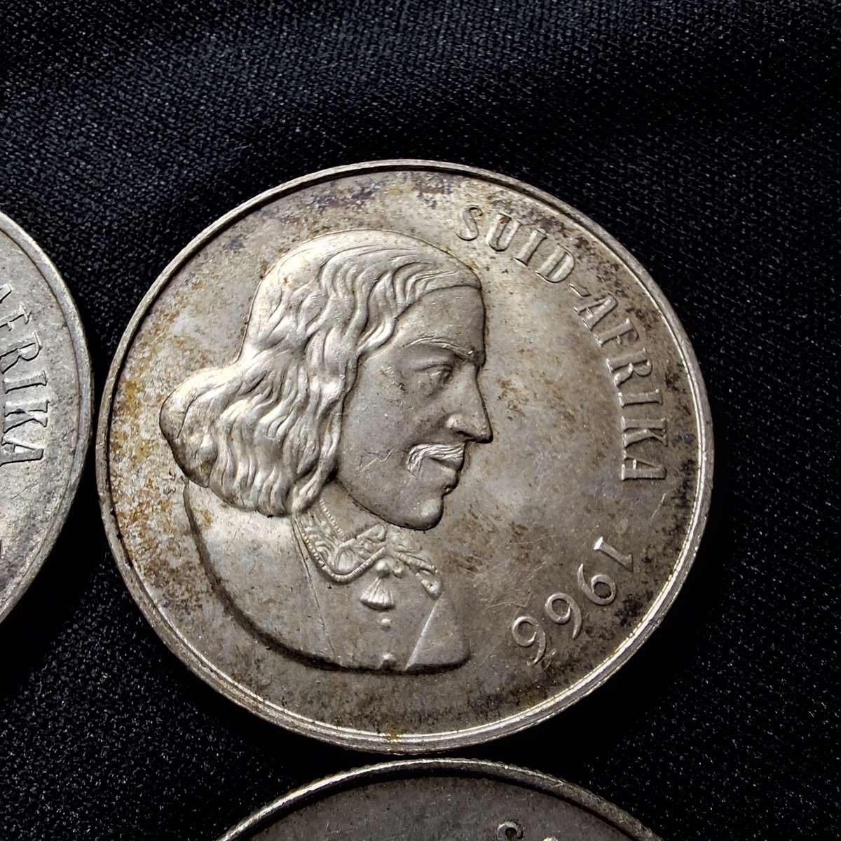 4 x 1966 uncirculated Silver R1 Coins