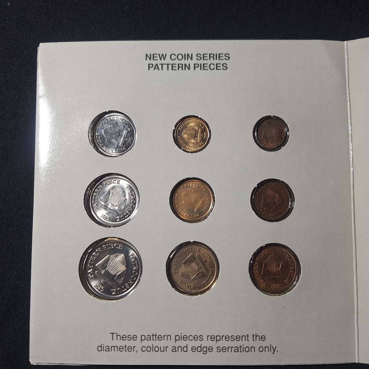 4 x SA Mint Pattern Pieces packs - Bid per Pack