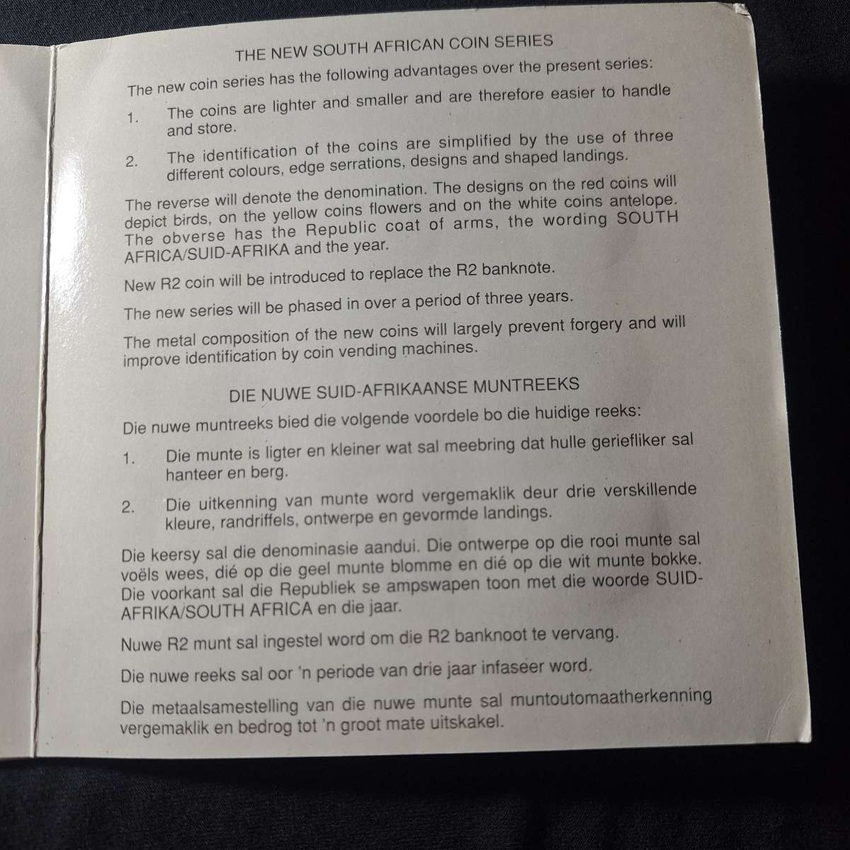 4 x SA Mint Pattern Pieces packs - Bid per Pack