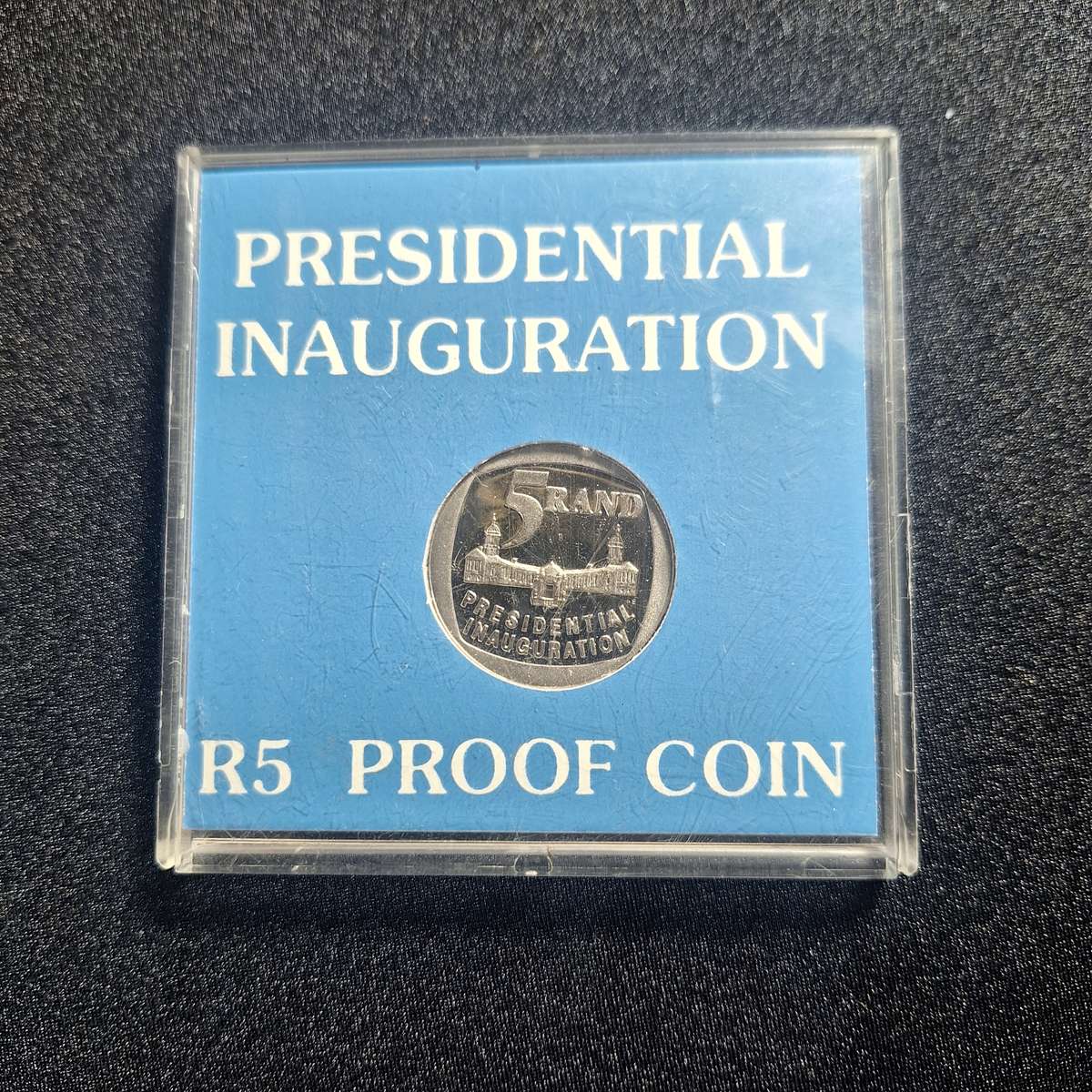 1994 South Africa R5 Presidential Inauguration in Plastic Casing - High Grade