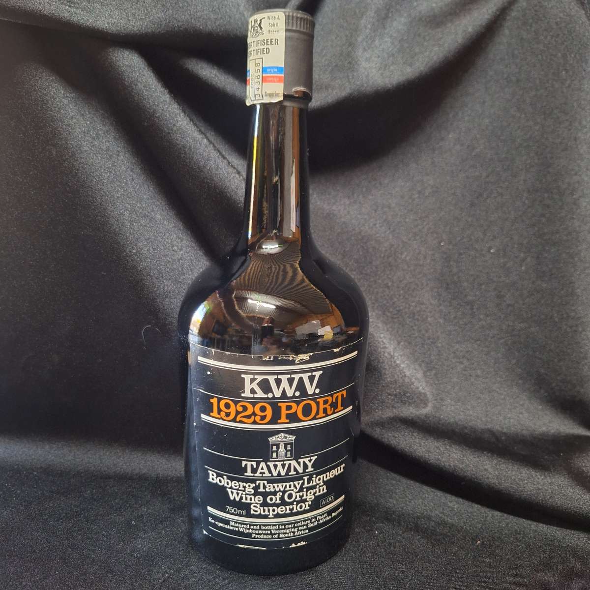 1929 KWV Tawny Port 750ml - Boberg Tawny Liqueur wine of Origin Superior