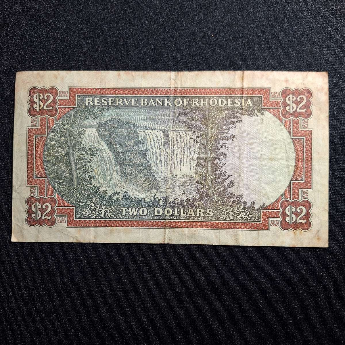 1974 Rhodesia $2 Note