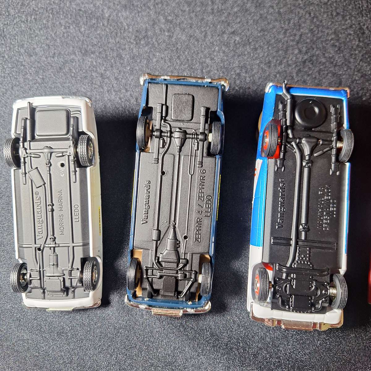 6 x Vanguards Taxi Diecast Model Car Collection
