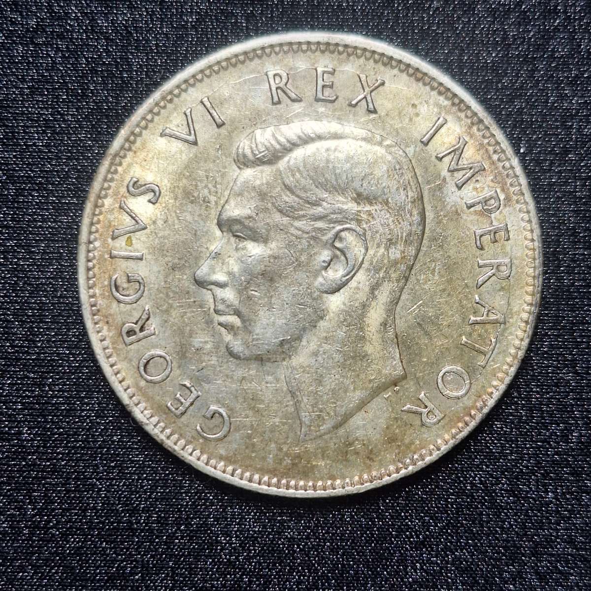 1942 2 1/2 Shillings South Africa Coin
