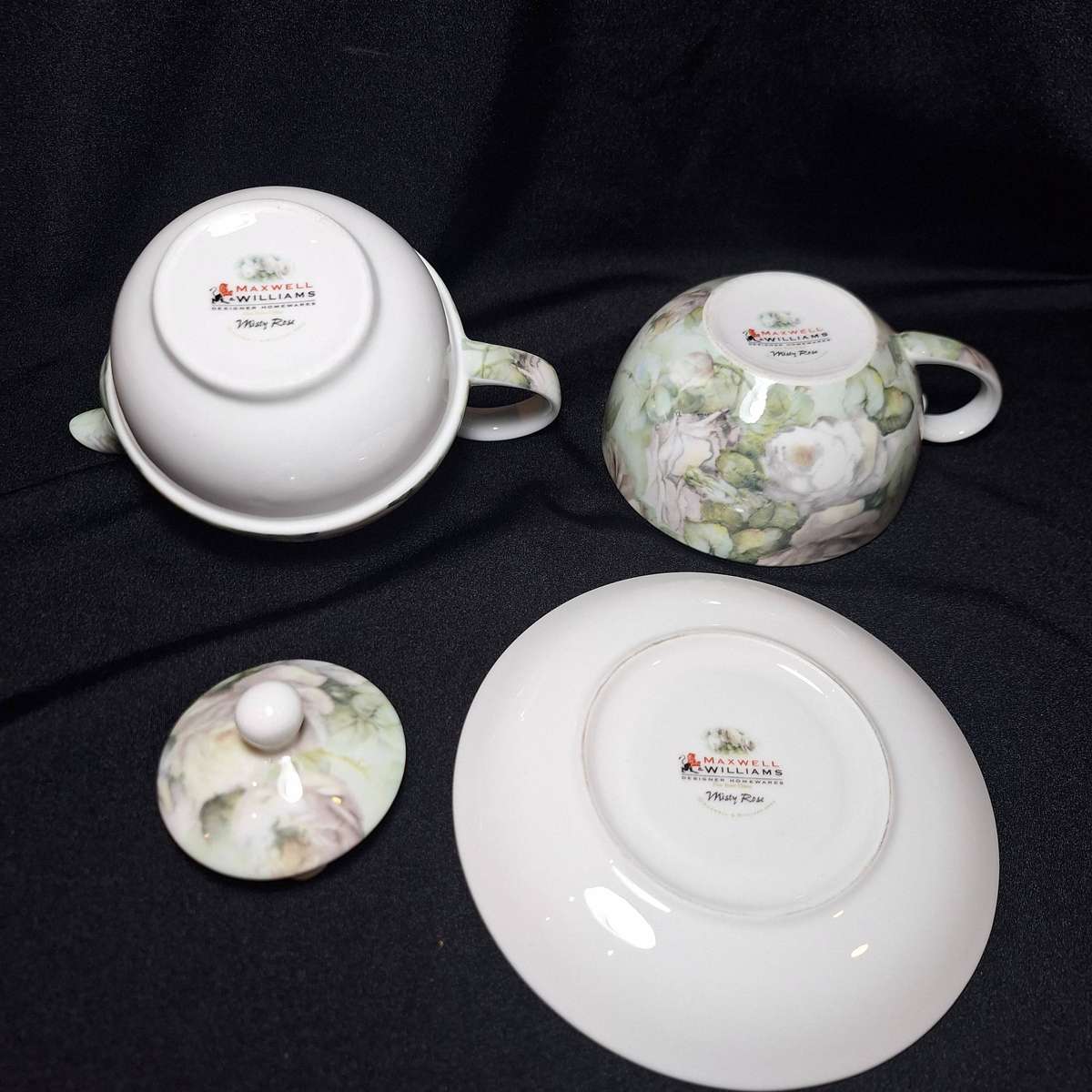 Maxwell & Williams "Misty Rose" Fine Bone China Tea-for-One Set