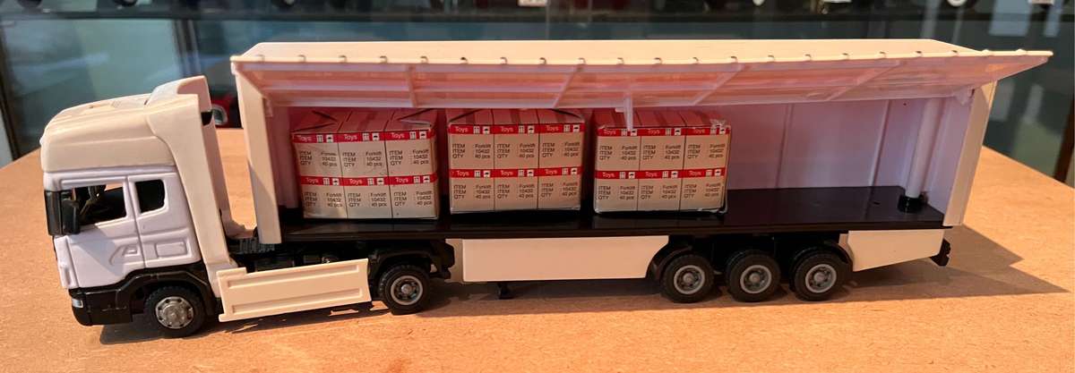 Teama Spar 1/43 Scania truck & trailer