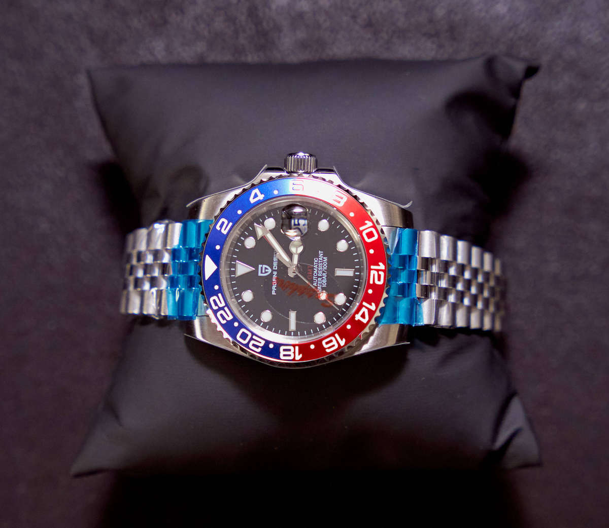 PAGANI DESIGN 1662 GMT Mens Automatic Watch  Sapphire Crystal | 10 BAR