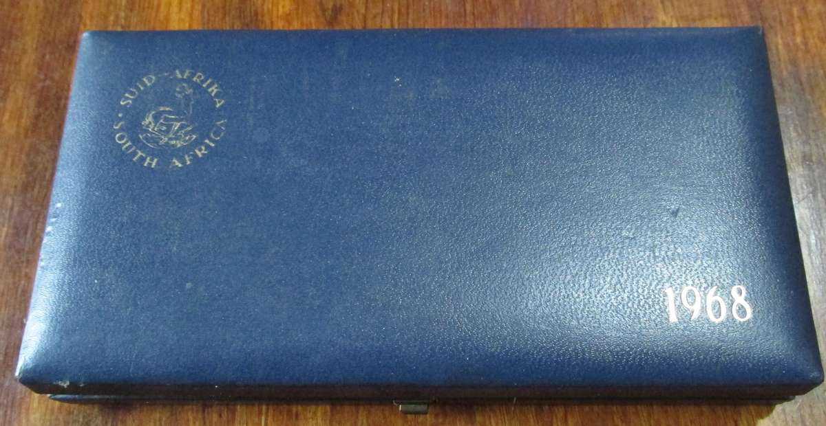 1968 S.A SHORT PROOF SET - 1 CENT TO SILVER RAND