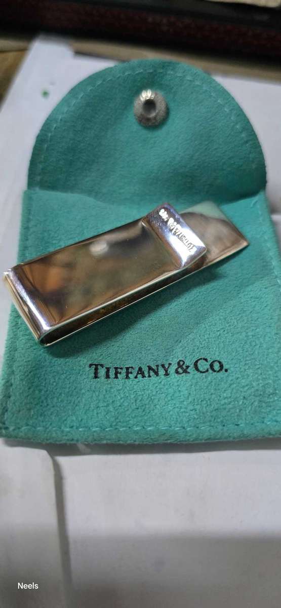 Tiffany sterling silver money clip - rare and valuable collectors dream