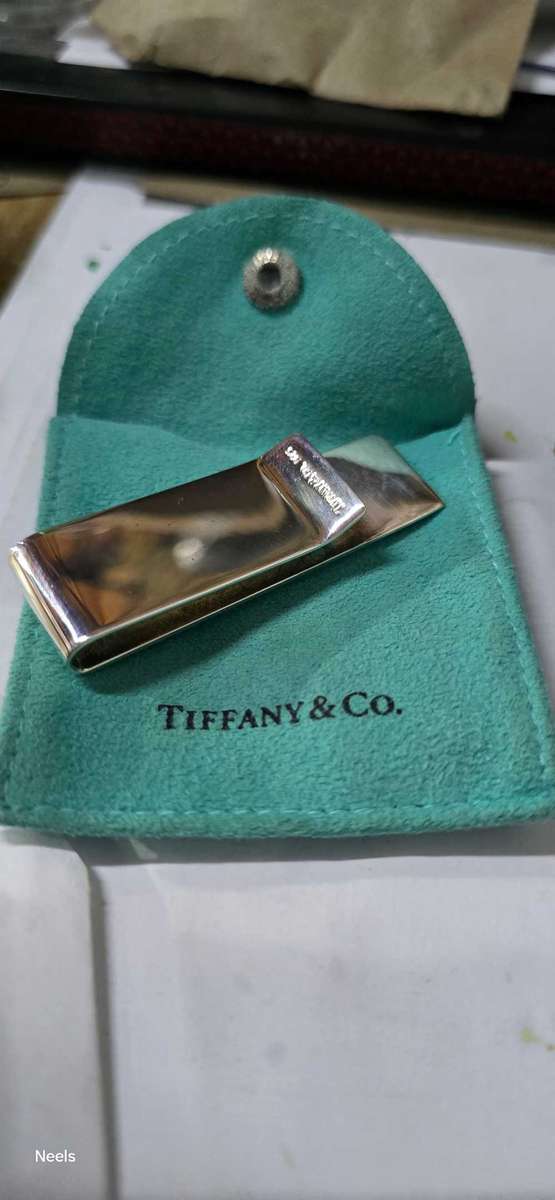 Tiffany sterling silver money clip - rare and valuable collectors dream