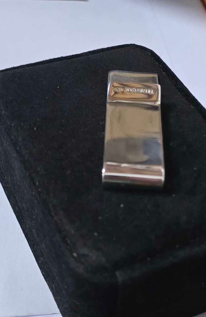 Tiffany sterling silver money clip - rare and valuable collectors dream