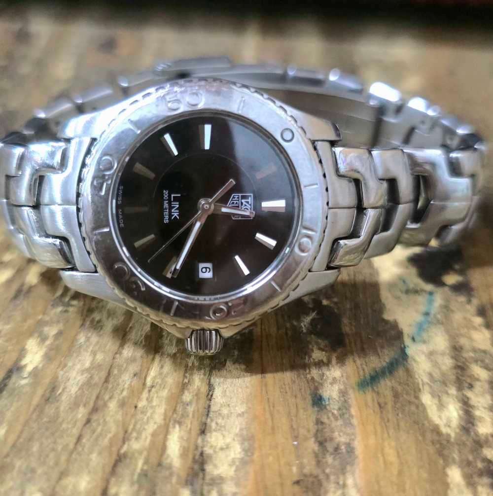 TAG HEUER LINK BEAUTIFUL PERFECT WORKING CONDITION strap shortened 16cm