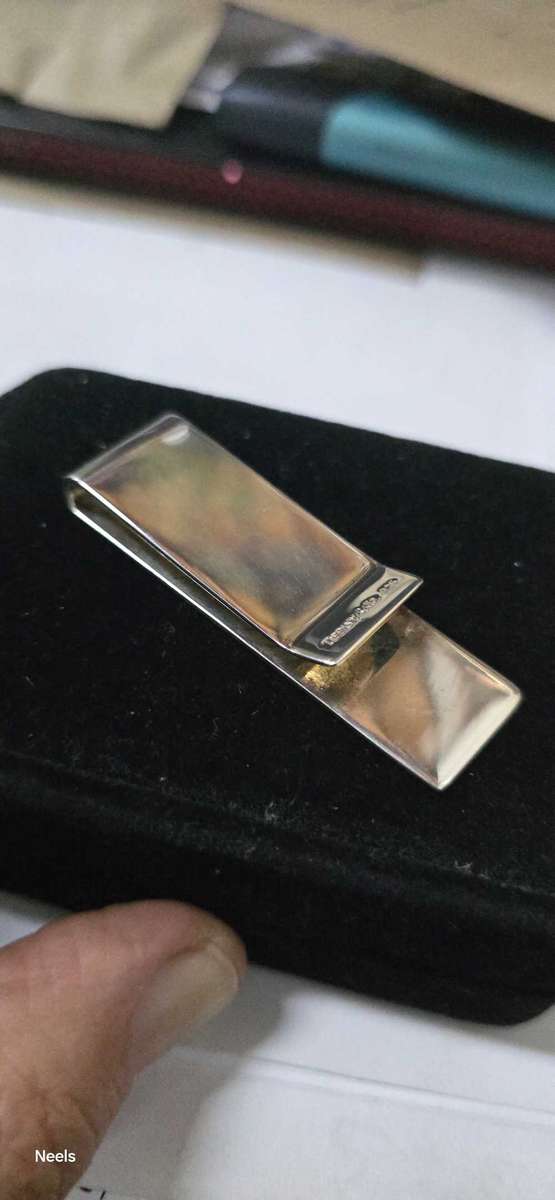 Tiffany sterling silver money clip - rare and valuable collectors dream