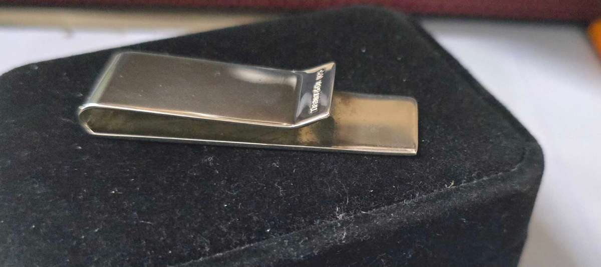 Tiffany sterling silver money clip - rare and valuable collectors dream