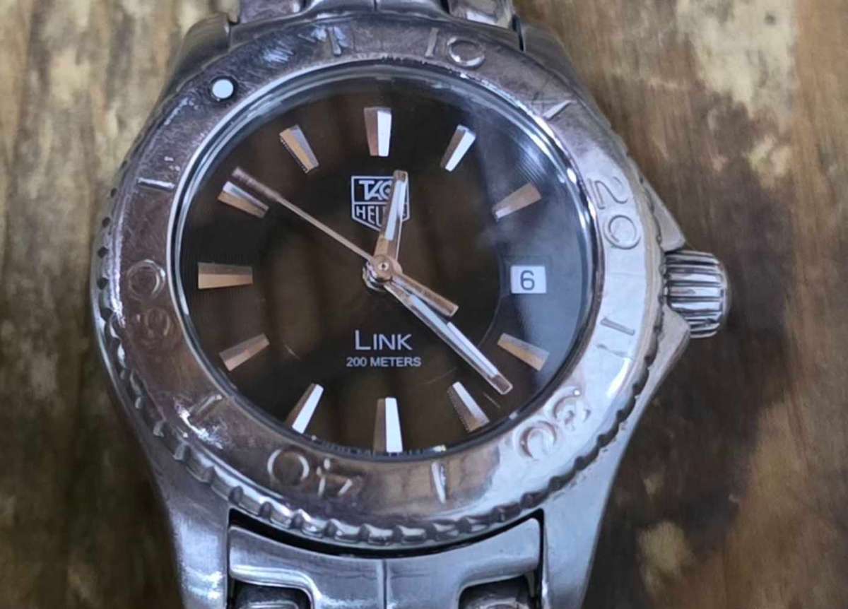 TAG HEUER LINK BEAUTIFUL PERFECT WORKING CONDITION strap shortened 16cm