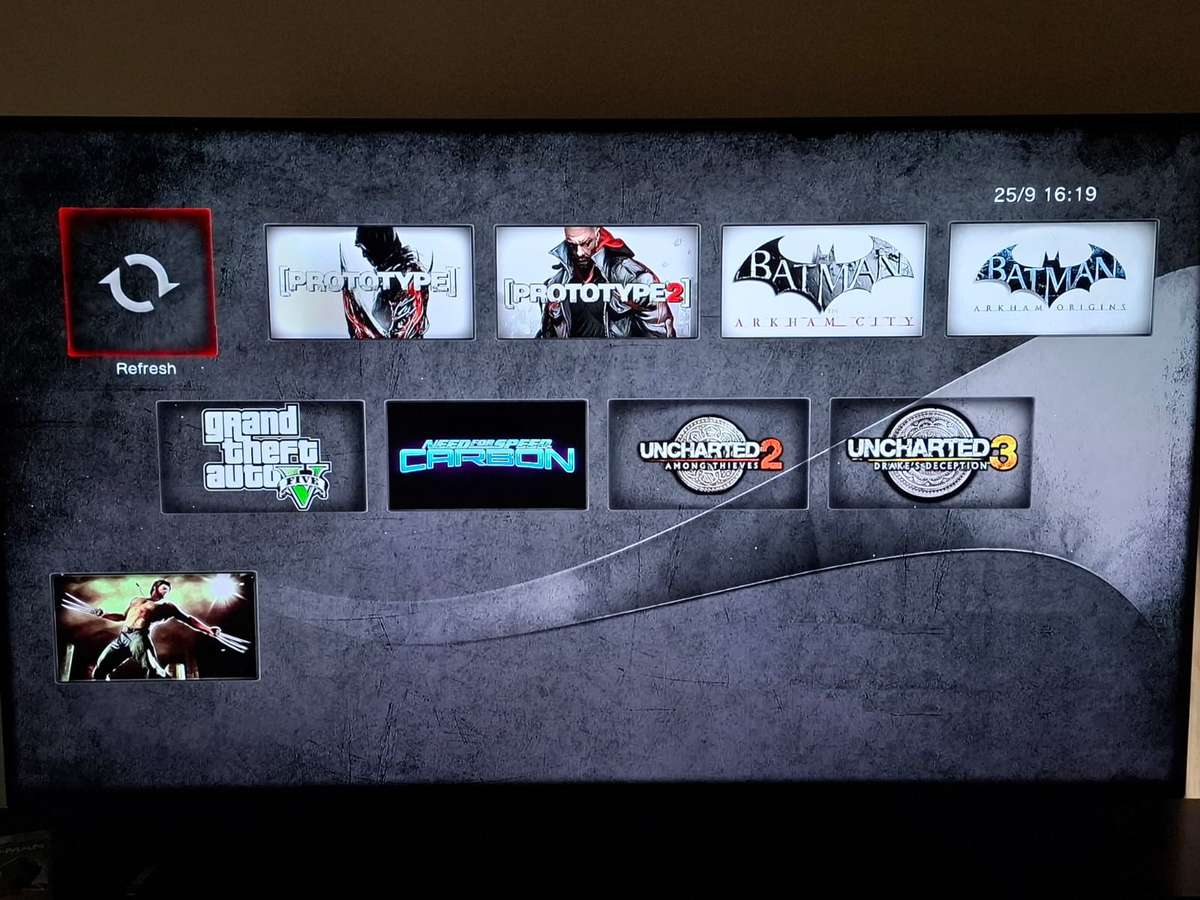 PlayStation 3 250GB Console - CFW Modded + 10 games installed + 1 X Genuine PlayStation 3 Controller