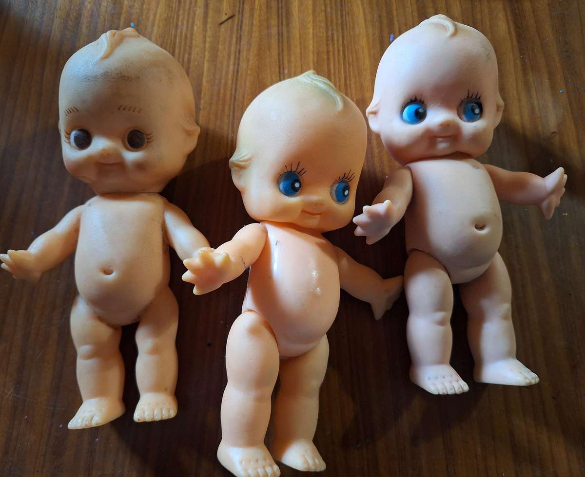Kewpie dolls set of 3