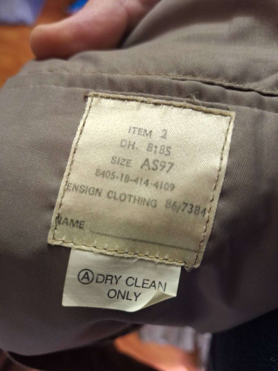 Mixed lot of SADF clothing