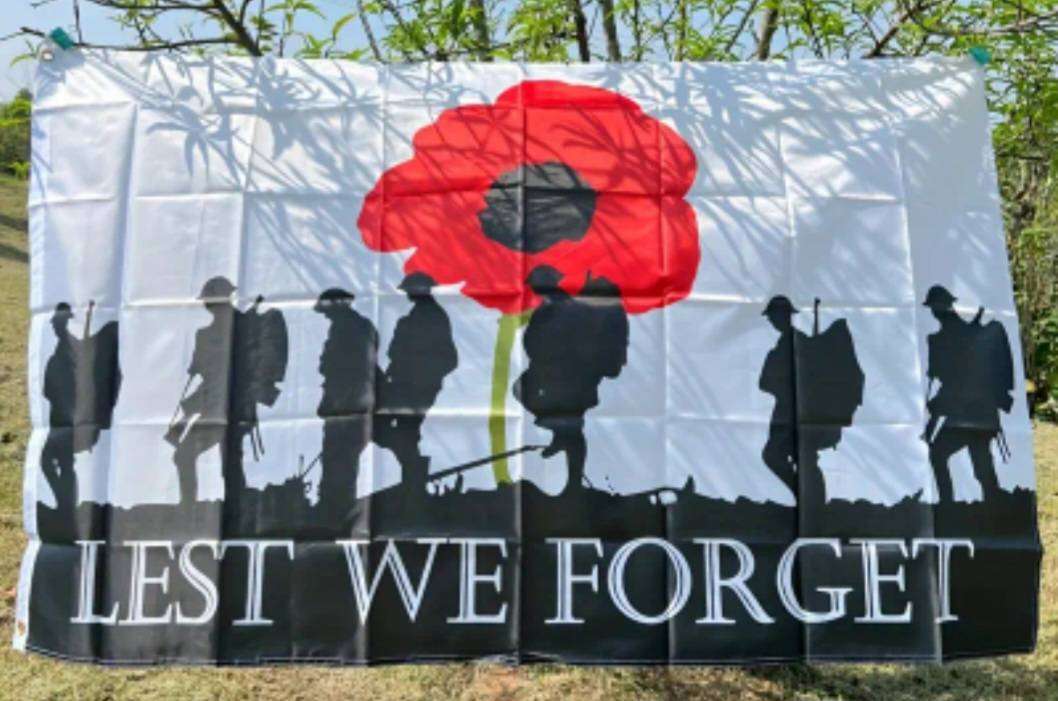 Poppy day flag