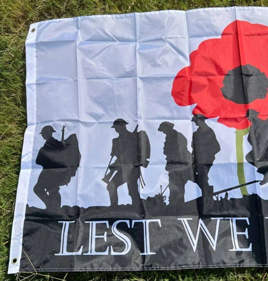 Poppy day flag