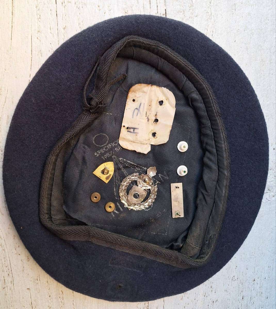SADF 47 Engineers Beret and Stable belt set