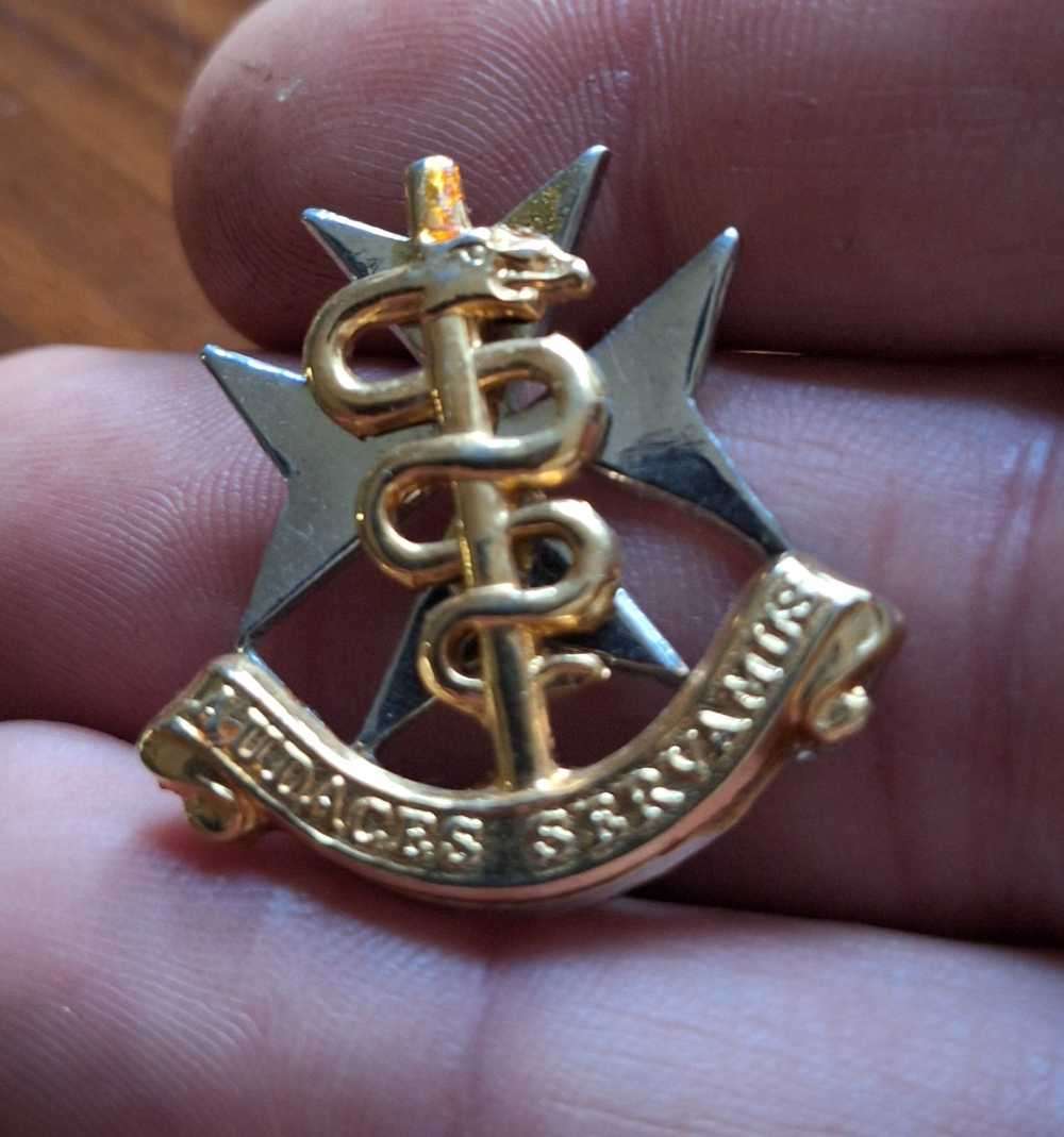 SADF medical collar badge