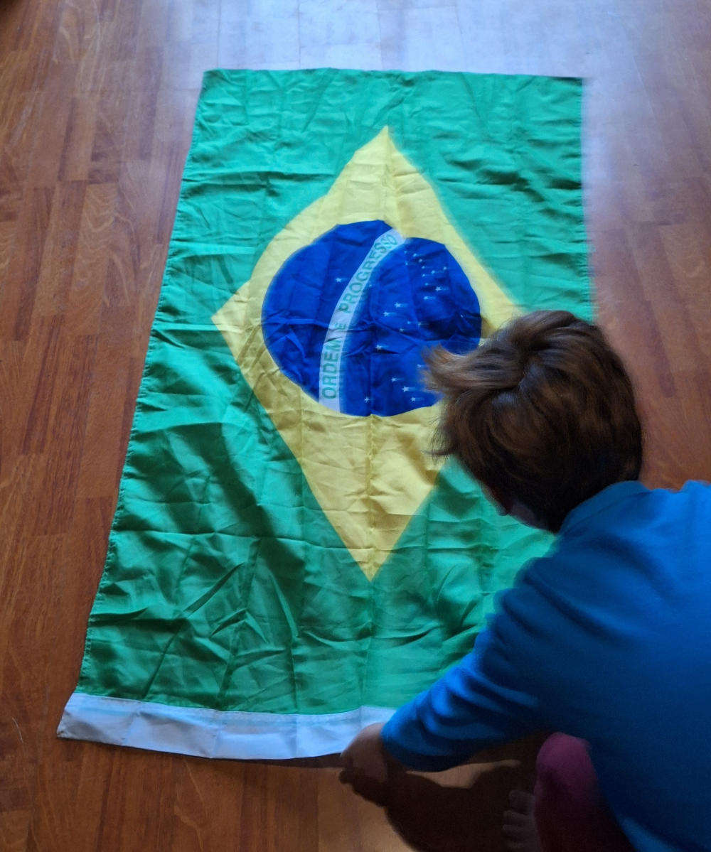 10x Mixed lot of flags for decor