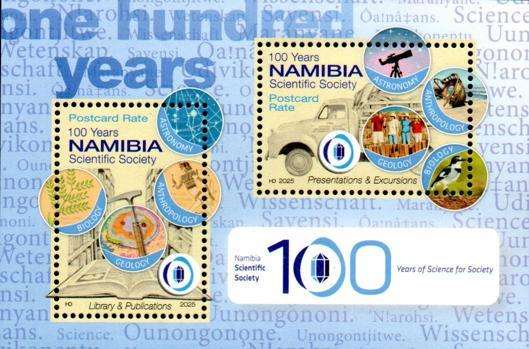 Namibia - 2025 100 Years Scientific Society MS MNH
