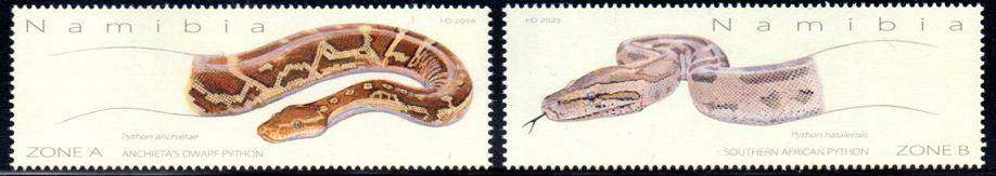 Namibia - 2025 Pythons Set MNH