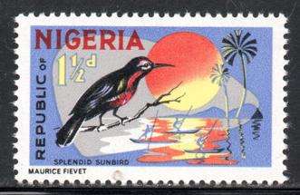 Nigeria -1966 1? Sunbird MH SG 174