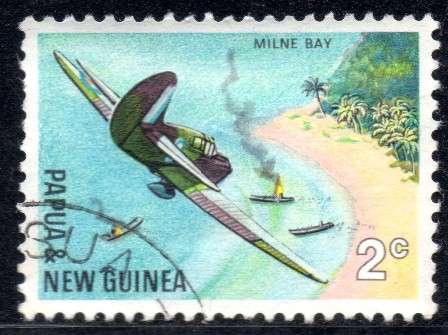 Papua New Guinea - 1967 25th Anniversary of Pacific War 2c Used SG 117