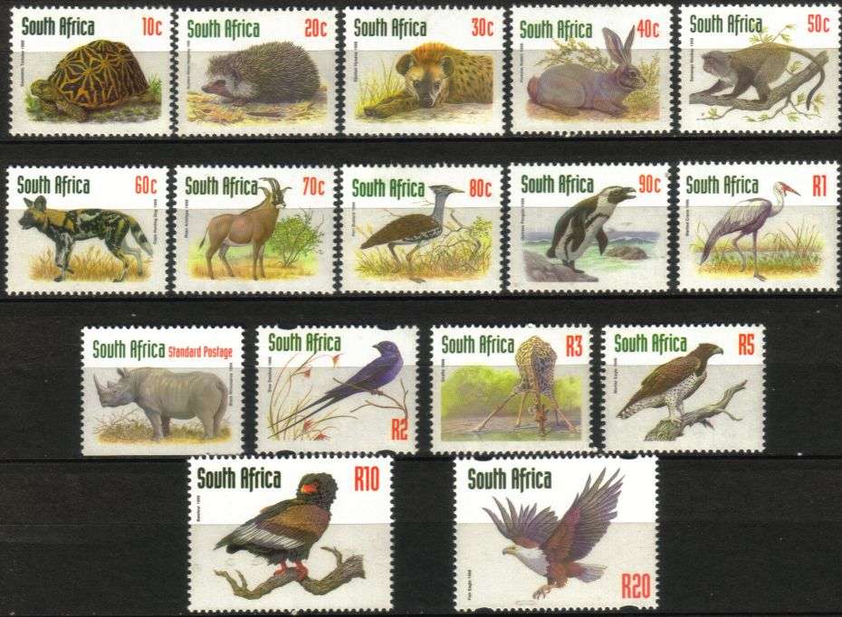 South Africa - 1998 Redrawn 6th Definitive Original Set MNH SACC 1157-1171