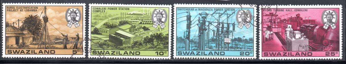 Swaziland - 1978 Hydro-electric Power Set Used SG 289-292