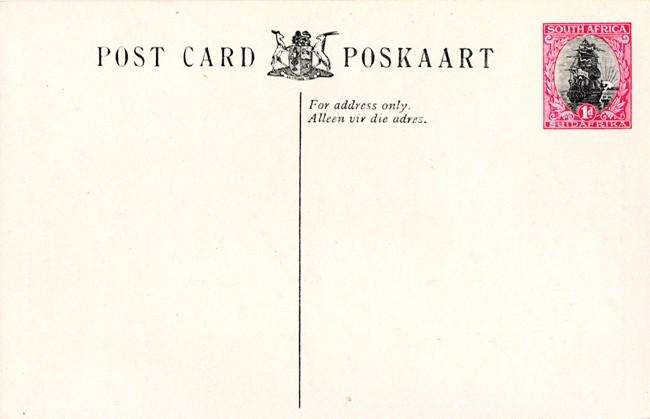 South Africa - 1930s New Pavilion Muizenberg Cape Town 1d PPC Mint