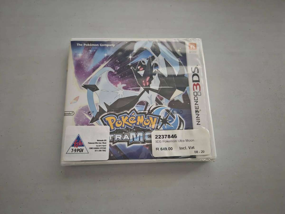 Nintendo 3DS - Pokemon Ultra Moon - Brand New Sealed - Rare