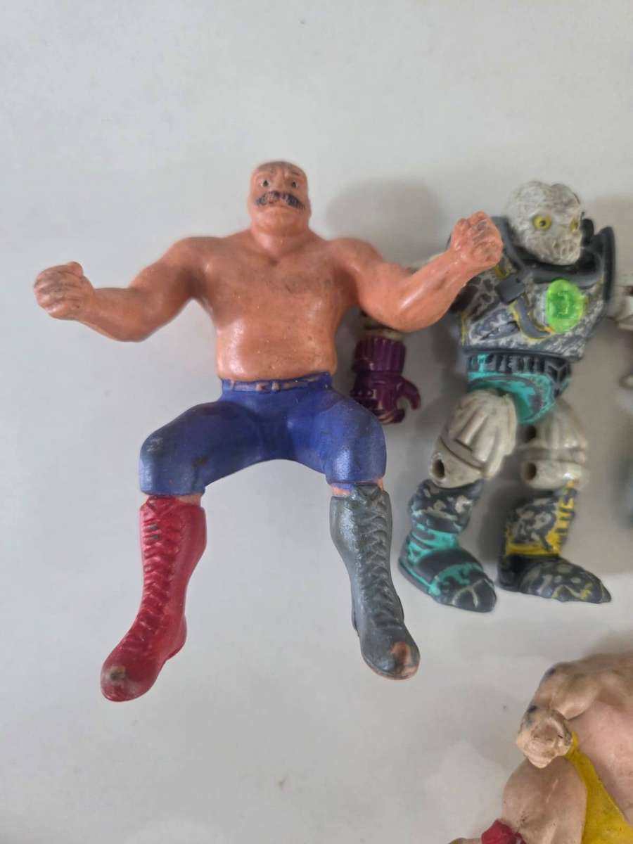 Vintage Figures Early 1980's  - A Team , Bionic 6 , Thumb Champs