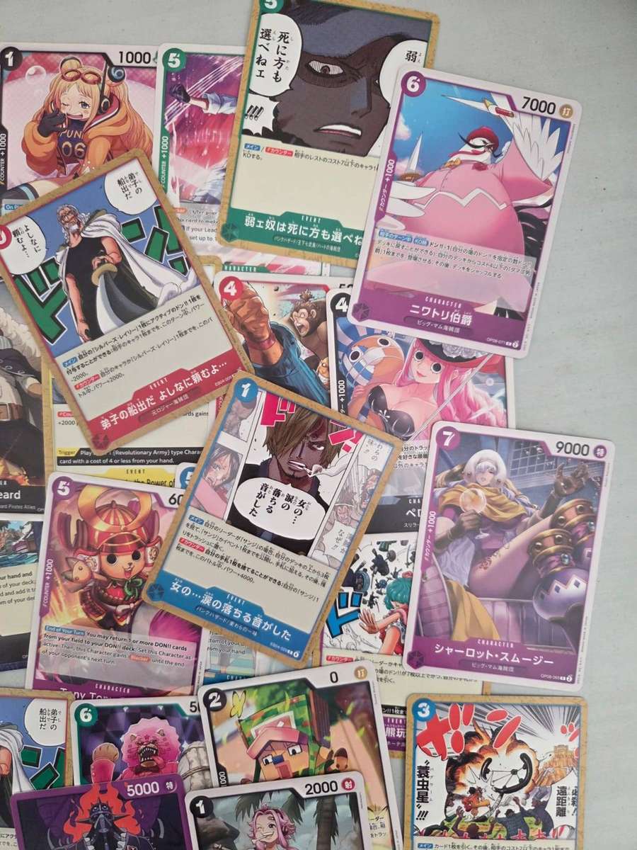 One Piece Trading Cards - Various Original