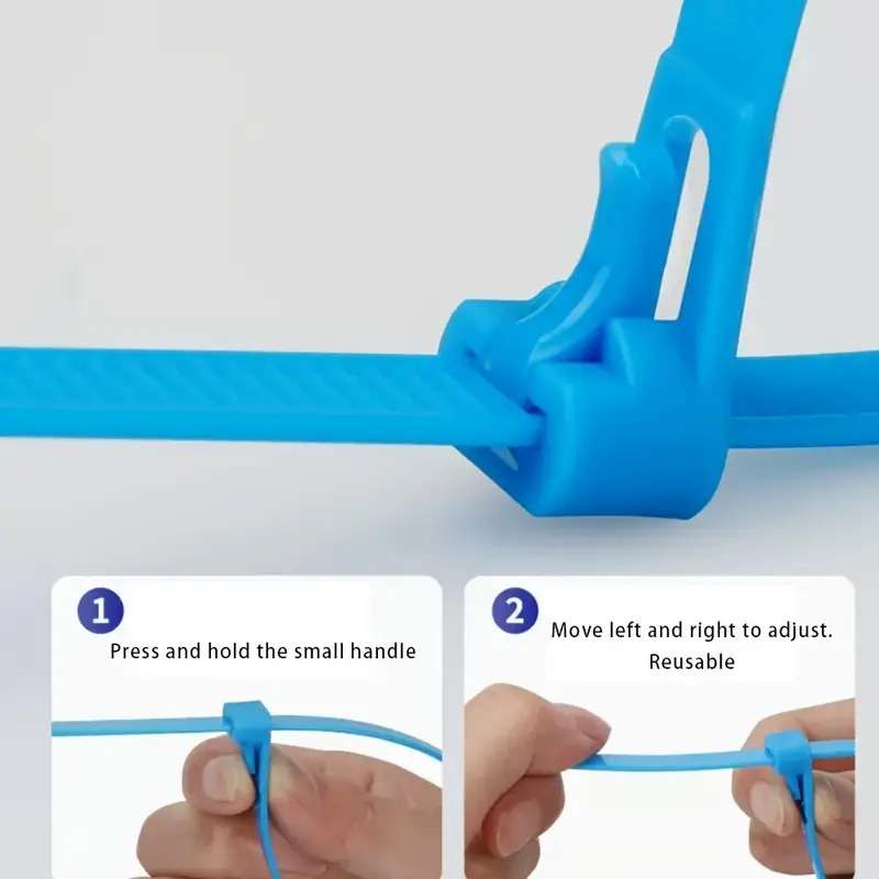 Reusable cable ties (200mm) pack of 10