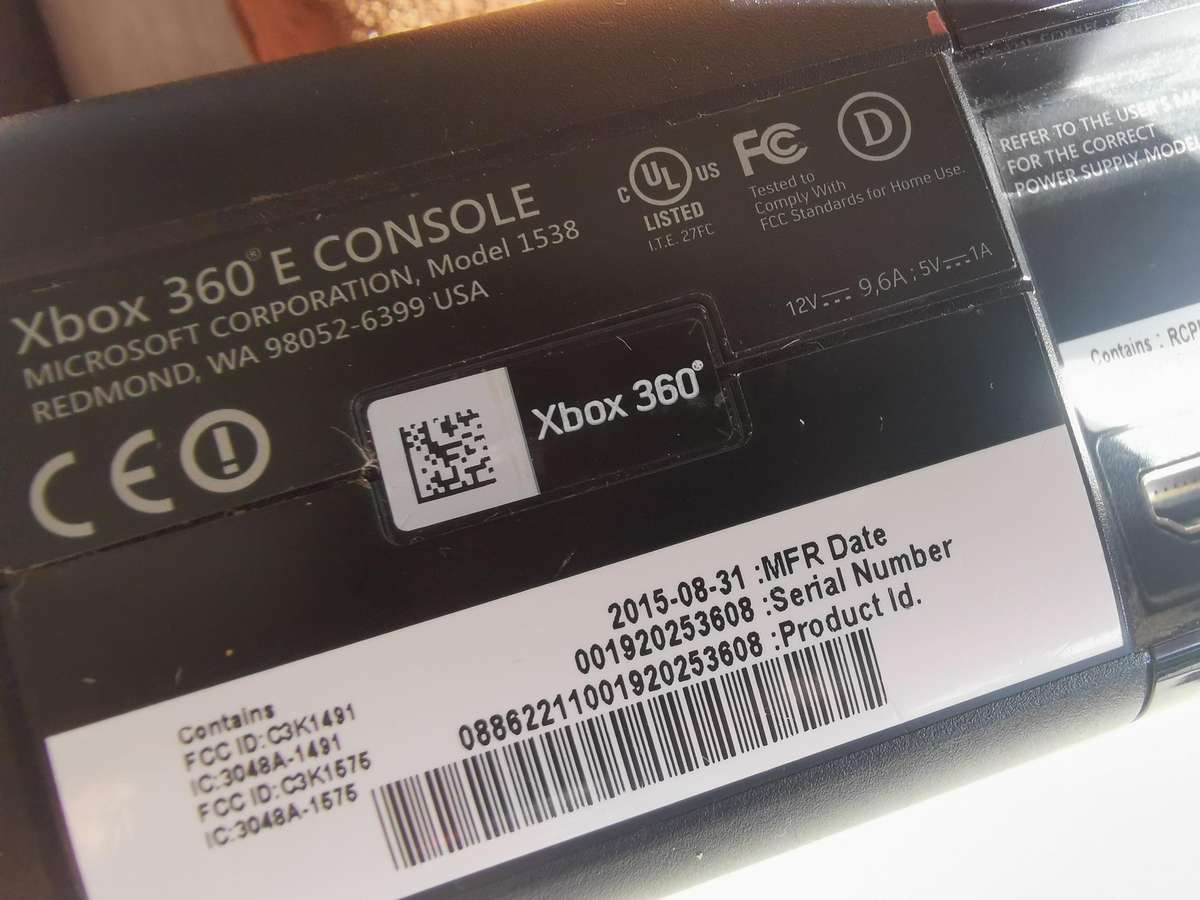 XBOX 360 E Super Slim Console only (parental code lock!)