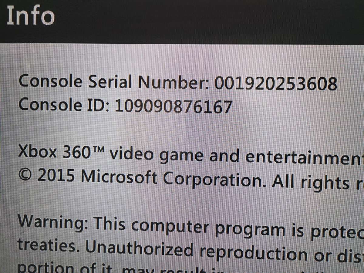 XBOX 360 E Super Slim Console only (parental code lock!)