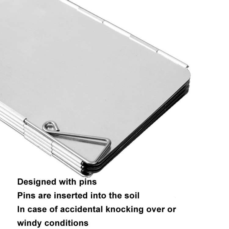 Camping Cooking Aluminium Wind Shield (10 plates)