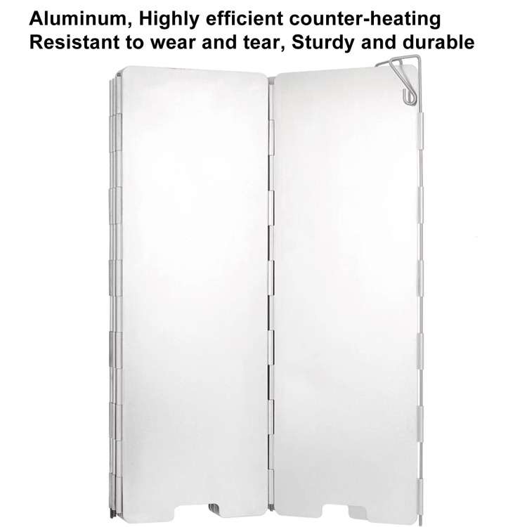 Camping Cooking Aluminium Wind Shield (10 plates)