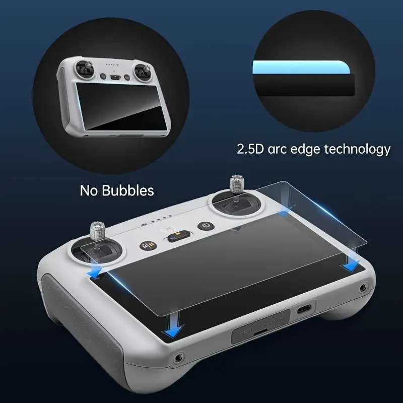 Tempered Glass Screen Protector for DJI RC/RC2 remote controllers