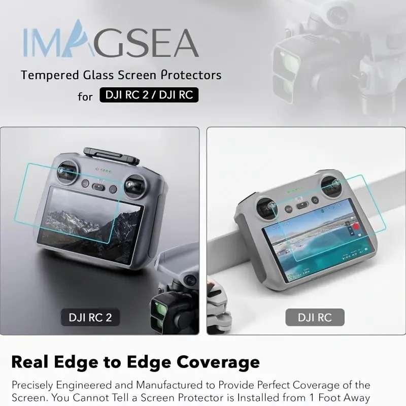 Tempered Glass Screen Protector for DJI RC/RC2 remote controllers