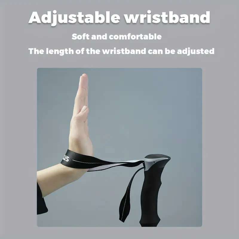 Lightweight foldable/ ultra compact hiking/trekking pole (gold)