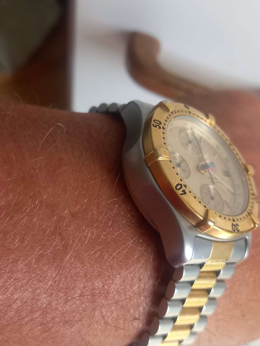 Vintage tag chronograph automatic