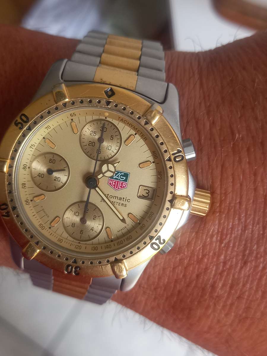 Vintage tag chronograph automatic