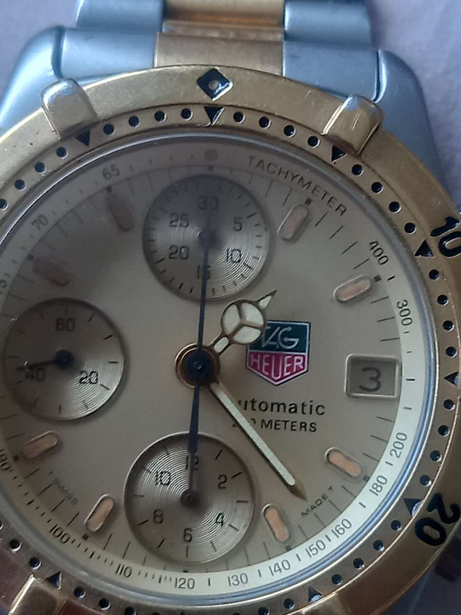 Vintage tag chronograph automatic